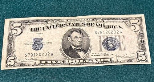 Banconota dollari 1934 d - banconota,