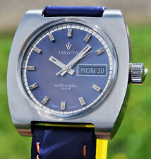 Orologio Invicta Day Date Acciaio Automatic Rarissimo Sub Diver 100 mt. Anni '70