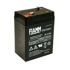 Fiamm FG10451 Batteria Ermetica al piombo 6V 4,5 Ah LAMPADE EMERGENZA e UPS