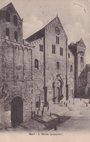 Cartolina bari nicola - cartolina,