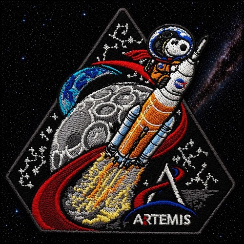 Nasa toppa spaziale artemide - nasa,