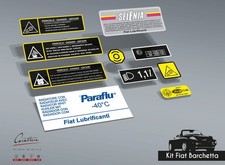 KIT ADESIVI FIAT BARCHETTA dal 1994 | COMPLETO | 10 adesivi