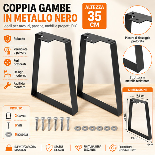 Coppia piedi tavolo - coppia,