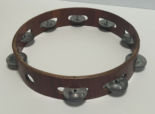 Tamburello vintage legno - tamburello,