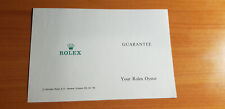 Rolex Oyster Guarante semplice