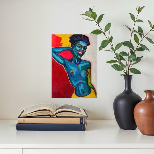 Quadro originale nudo erotico