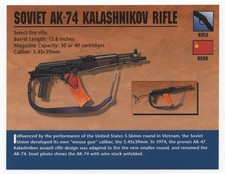 Carta Sovietica AK-74