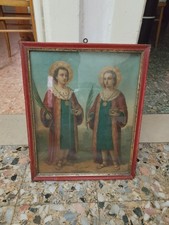 Quadro Antico Santi Medici In