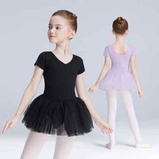 Abito da ballo per bambini tutù body balletto bambine con fodera vestito