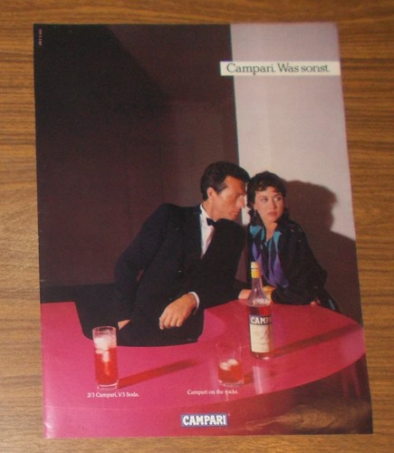 Rara pubblicità campari - -, che