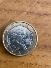 moneta 1 euro austria mozart