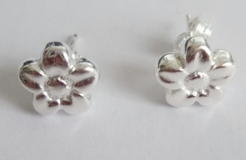Argento 925 orecchini fiore - argento,