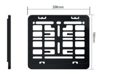 Portatarga per moto con targa
