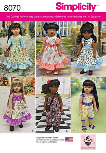 Simplicity 1136 bambole - simplicity,