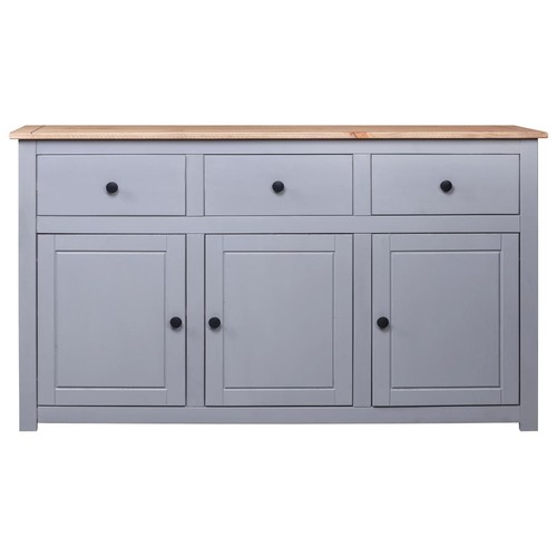 Credenza grigia 135x40x80 - grigia, cm