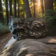 Statua statuina gattino/gatto