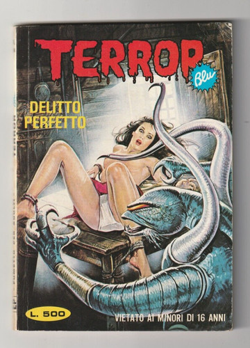 Terror blu fumetto - terror,