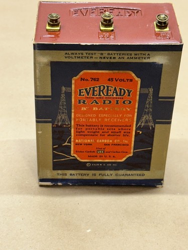 Batteria radio epoca antica - batteria, d'epoca