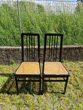2 Sedie vintage In Paglia di Vienna, anni '70