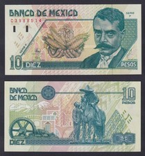 Banconota Messico 10 pesos