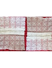 COPPIA TENDE / TOVAGLIETTE REALIZZATE UNCINETTO 180x99 cm