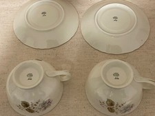 Prestigiosa Vintage  Richard Ginori coppia di grandi tazze da te con piatti