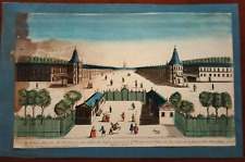 1780 ACQUAFORTE VUE D'OPTIQUE