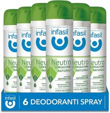 6pz Infasil Neutro Deo Spray