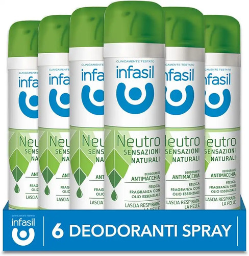 6pz infasil neutro deo spray - infasil,