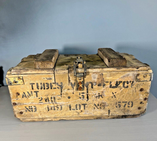 Wooden ammo box - wooden, case