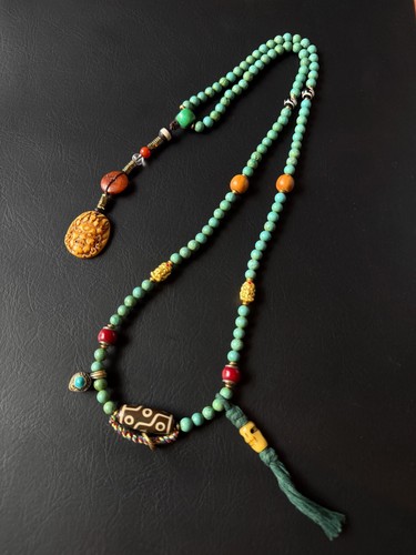 Collana tibetano 108 - tibetano, perline