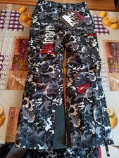 Ski snowboard Energiapura pantaloni mimetici bambino a 8 anni nuovi  da neve Rar