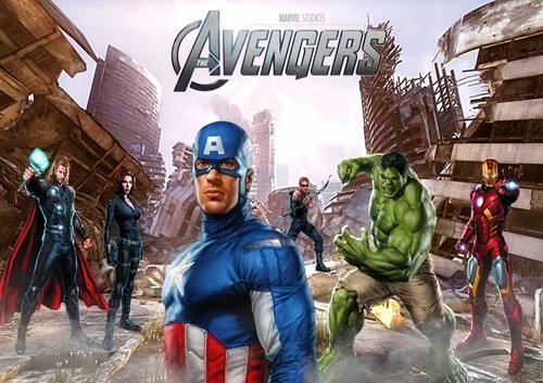 Cialda avengers decorazione - cialda,