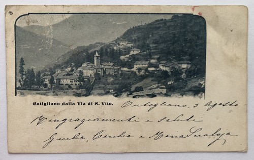 Cartolina cutigliano veduta - cartolina,