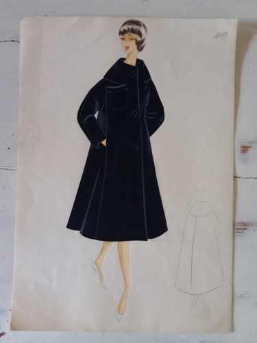 Figurino moda anni 60 - anni, 50-60