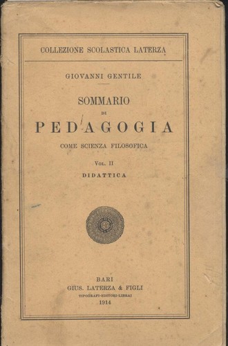Sommario pedagogia volume - sommario, ii