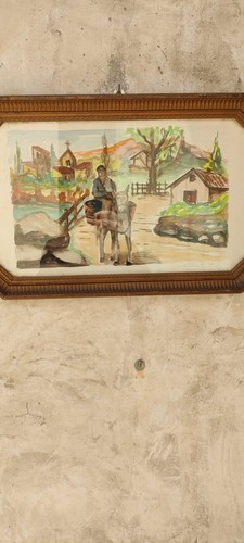 Dipinto acquerello vintage - acquerello,