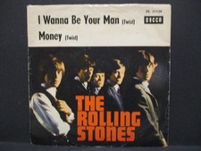 THE ROLLING STONES 7" :  I WANNA BE YOUR MAN / MONEY = Rare 1964 TOP (398,- RP)