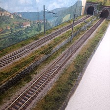 Diorama plastico ferroviario - diorama,