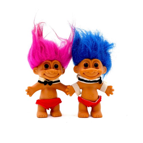 Coppia troll russ chippendale - coppia,