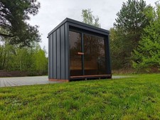 Sauna da giardino sauna capanna sauna esterna sauna casa Rombek 2,5 x 2 m incl. forno SPA