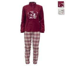 Pigiama donna Paprika&Zenzero in Pile coral PP42 AB275