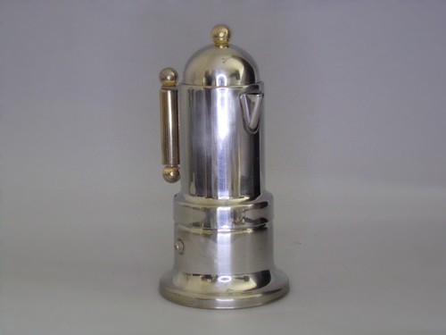 Caffettiera vintage acciaio
