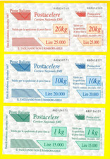 ITALIA 1997 POSTA CELERE - serie completa Nuova Senza proroghe