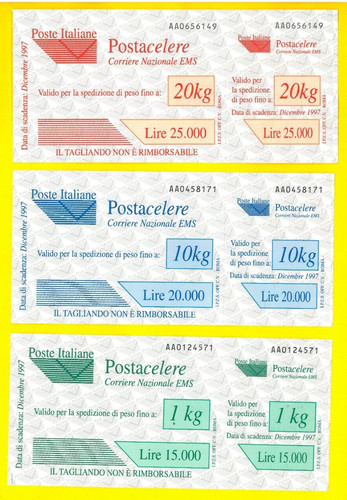 Italia 1997 posta celere - celere,