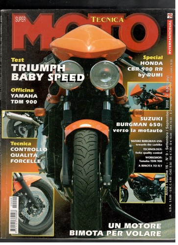 Moto tecnica 2002 triumph - 9/2002,