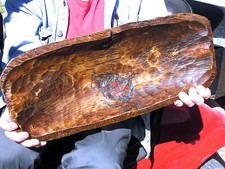 Wooden Dough Bowl, table