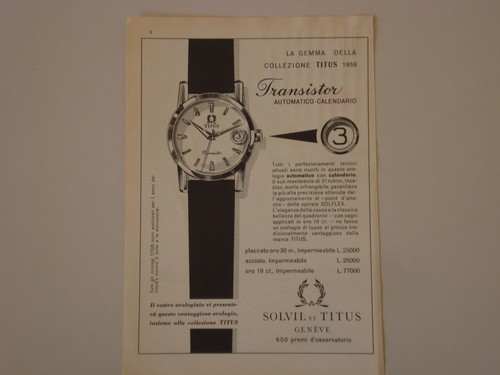 Advertising pubblicità 1959 - advertising,