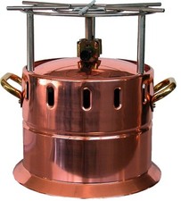 FORNELLO FLAMBE A GAS IN RAME