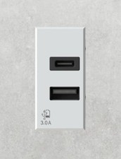 4 BOX Modulo presa USB 3.0